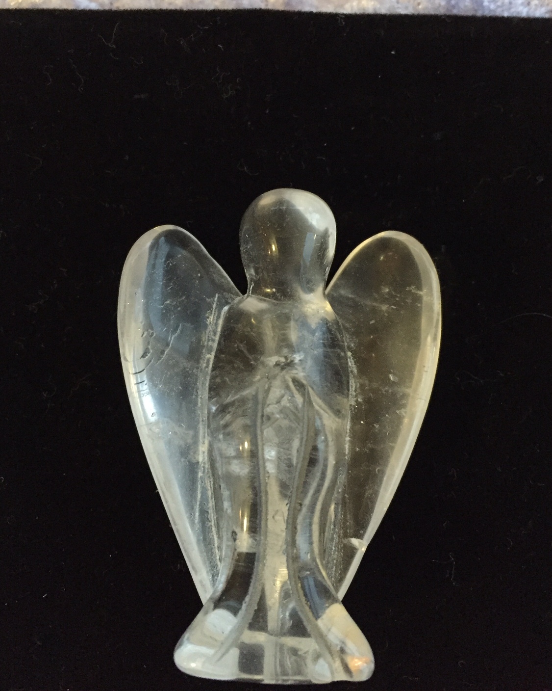 Clear Quartz Angel with Heaven and Earth_1